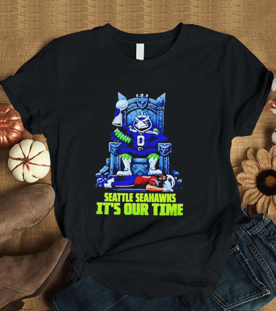 Seattle Seahawks It's Our Time 2026 Jaxon Smith Njigba Football T-Shirt