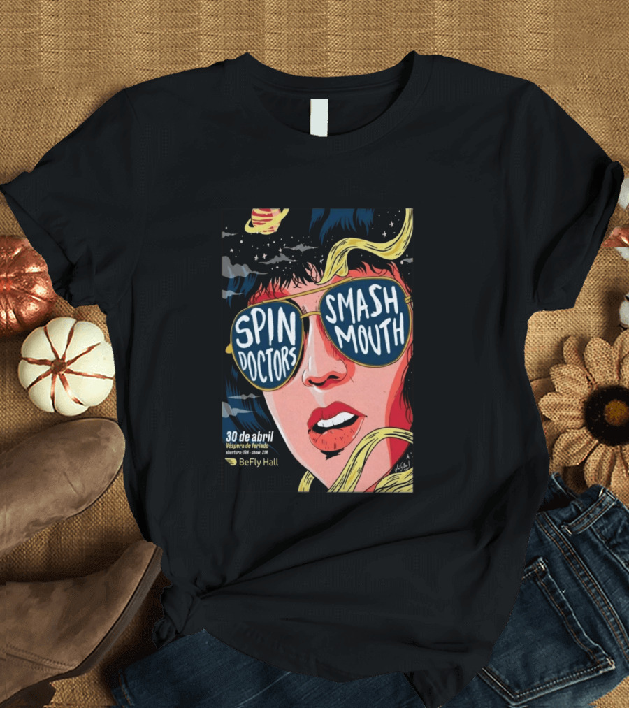 Spin Doctors Smash Mouth Concert 30 De Abril BeFly Hall 2026 Belo Horizonte Brazil T-Shirt