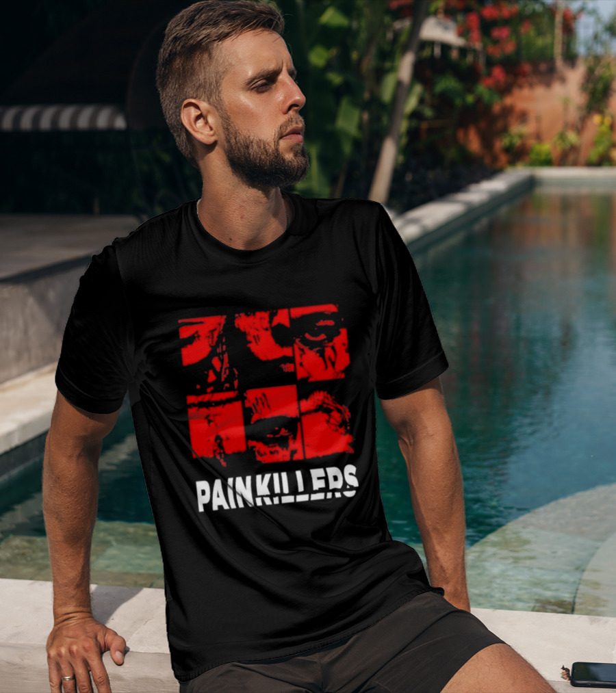Yzo And Ptk Painkillers Eye Red Faces T-Shirt
