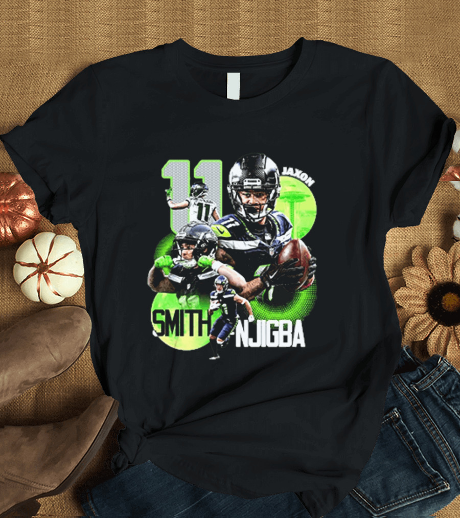 Jaxon Smith Njigba Seahawks Number 11 Football Player T-Shirt