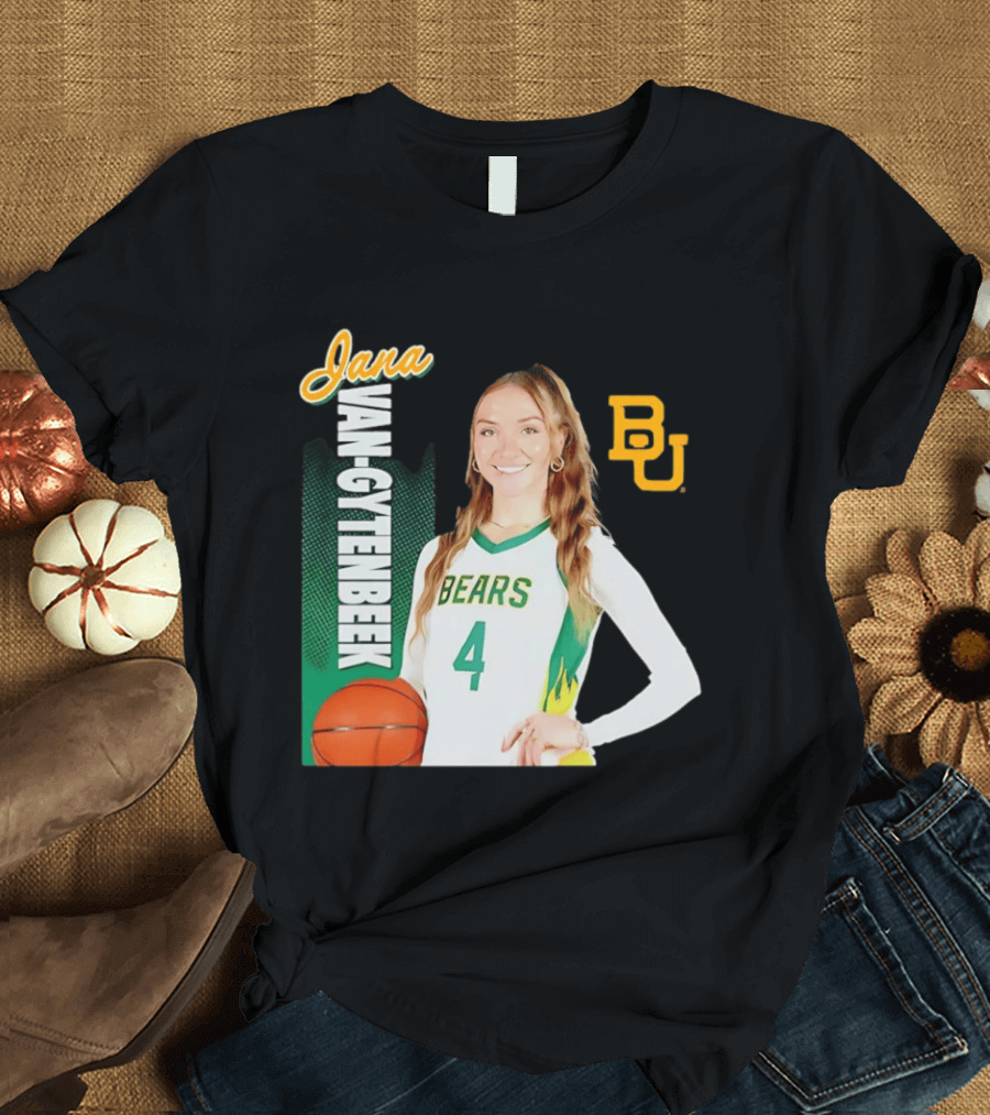 Jana Van Gytenbeek Baylor Bears NCAA Basketball BU T-Shirt