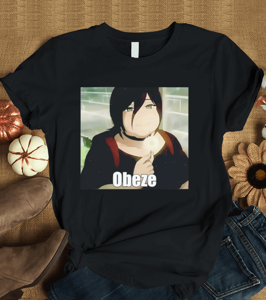 Obese Reze Reze Arc Anime Character Meme T-Shirt