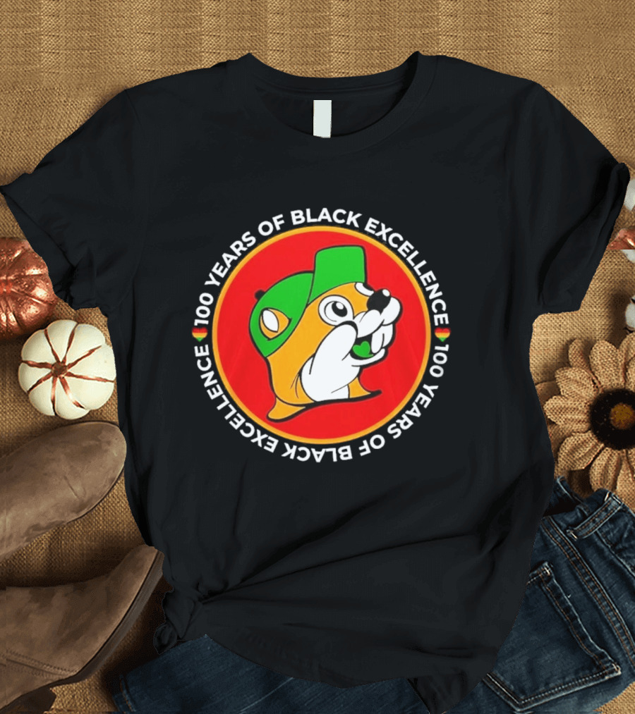 100 Years Of Black Excellence Buc Ee's Anniversary Celebration T-Shirt