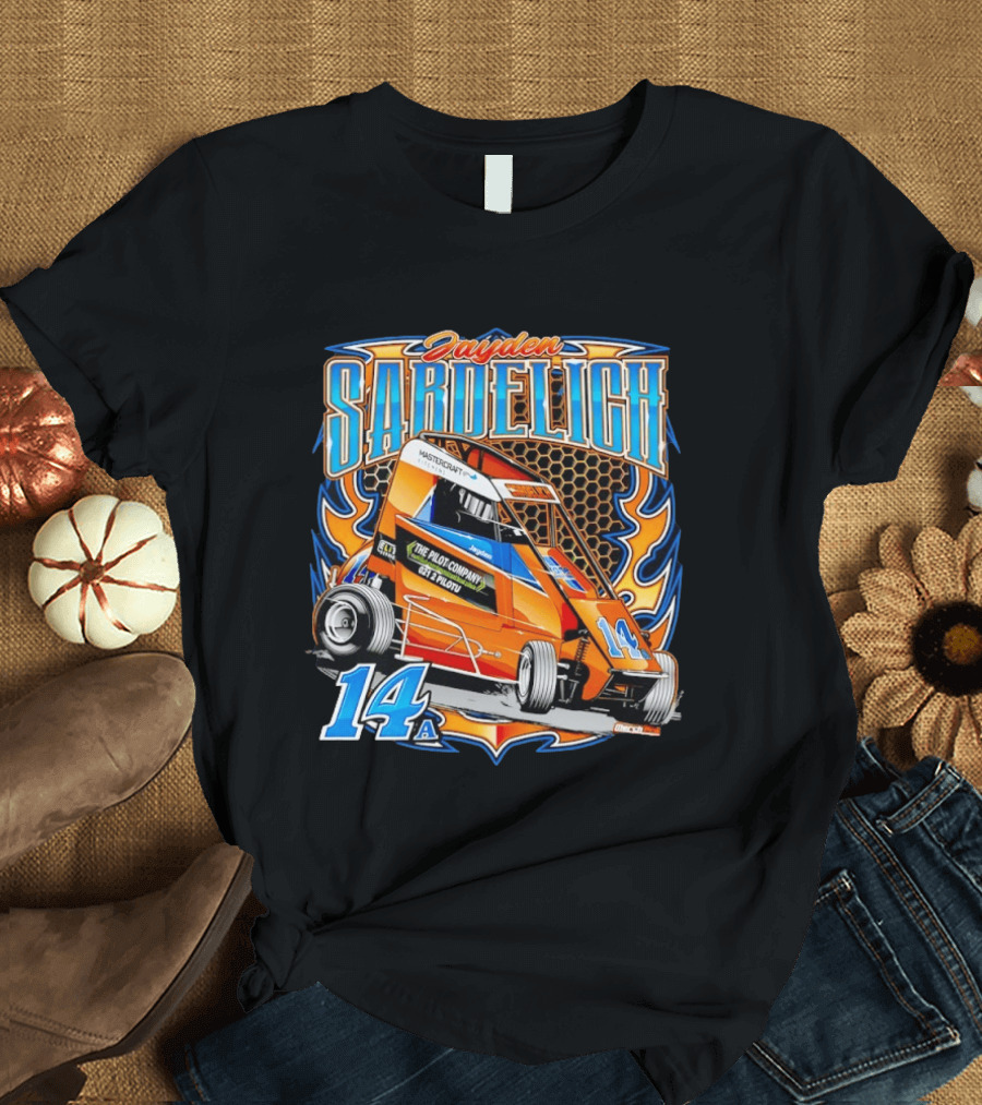 Jayden Sardelich The Pilot Company Mastercraft 14A Racing Sprint Car T-Shirt