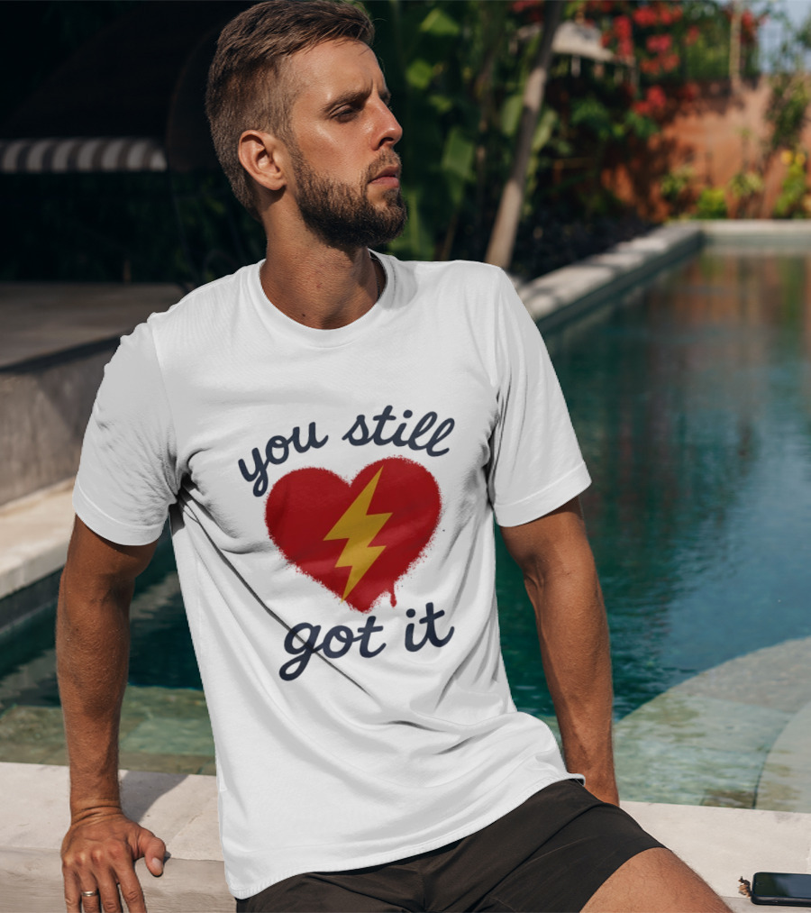 Brett Young You Still Got It Heart Lightning Bolt T-Shirt