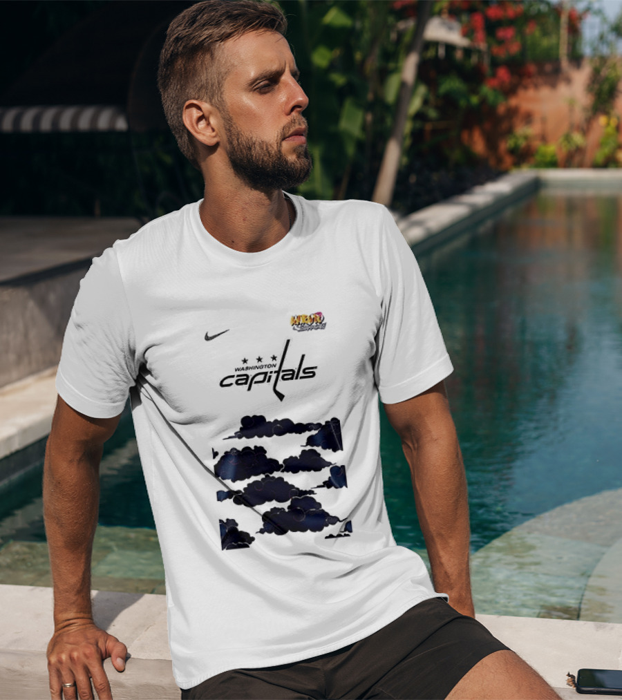 Nike Washington Capitals X Naruto Shippuden Collaboration T-Shirt