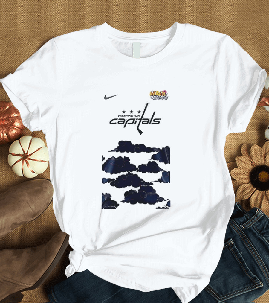 Nike Washington Capitals X Naruto Shippuden Collaboration T-Shirt
