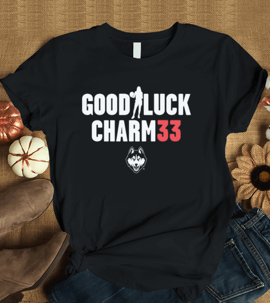 Good Luck Charm 33 UConn Huskies T-Shirt