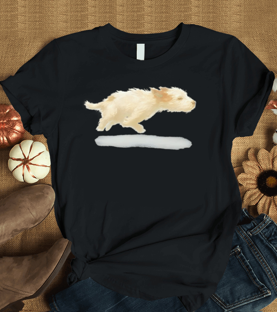Running Dog Sketch T-Shirt