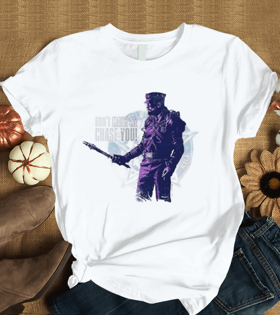 Coyle Don't Make Me Chase You Purple Costume Valentine's Day T-Shirt
