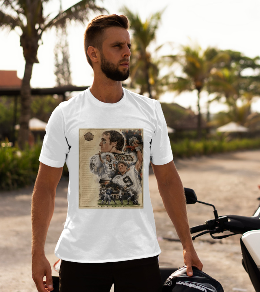 Drew Brees New Orleans Saints 2026 Pro Football Hall Of Fame Inductee First Ballot Hall Of Famer Quarterback Number 9 Legacy T-Shirt
