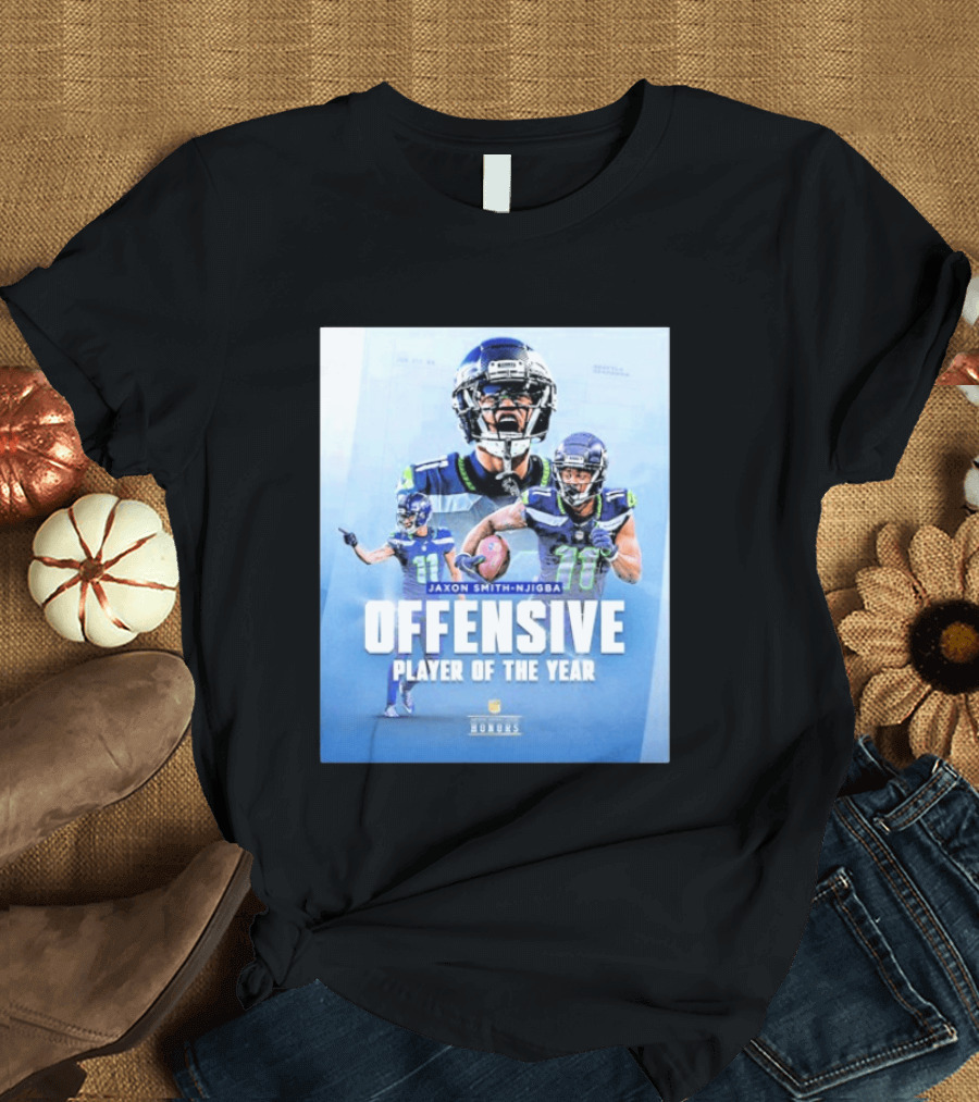 Jaxon Smith Njigba Offensive Player Of The Year Seattle Seahawks Honors T-Shirt