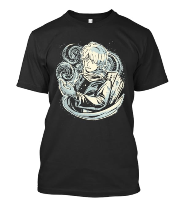 Karinimiki Depths Of Winter Ethereal Figure With Swirling Snowflakes T-Shirt