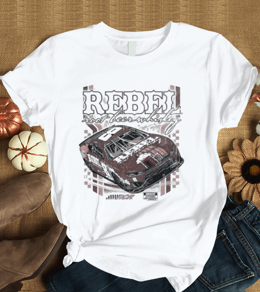 Kyle Busch Rebel Root Whiskey Richard Childress Racing Car T-Shirt