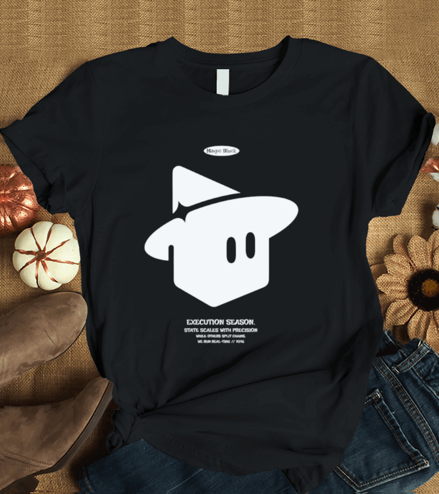 Execution Season Magic Block State Scales With Precision T-Shirt