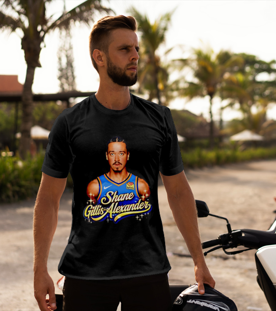 Nike Shane Gillis Alexander Loves Oklahoma City Thunder Basketball T-Shirt