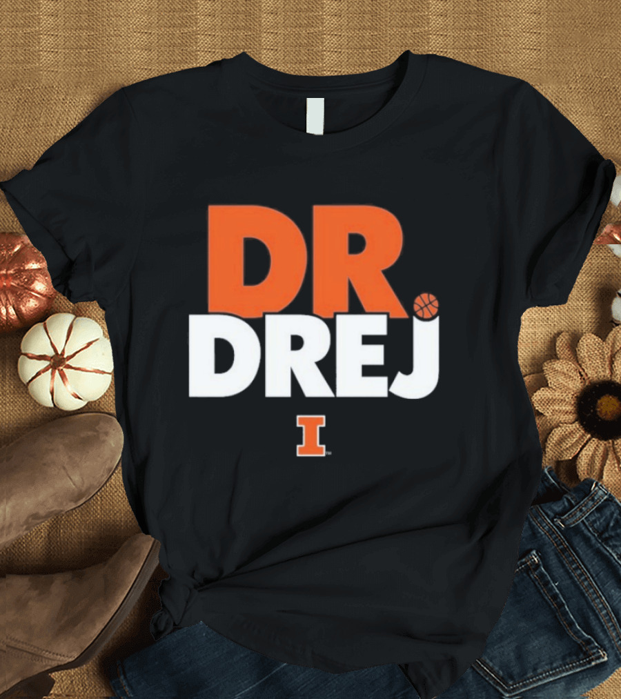 Andrej Stojakovic Dr. Drej I Illinois Fighting Illini T-Shirt