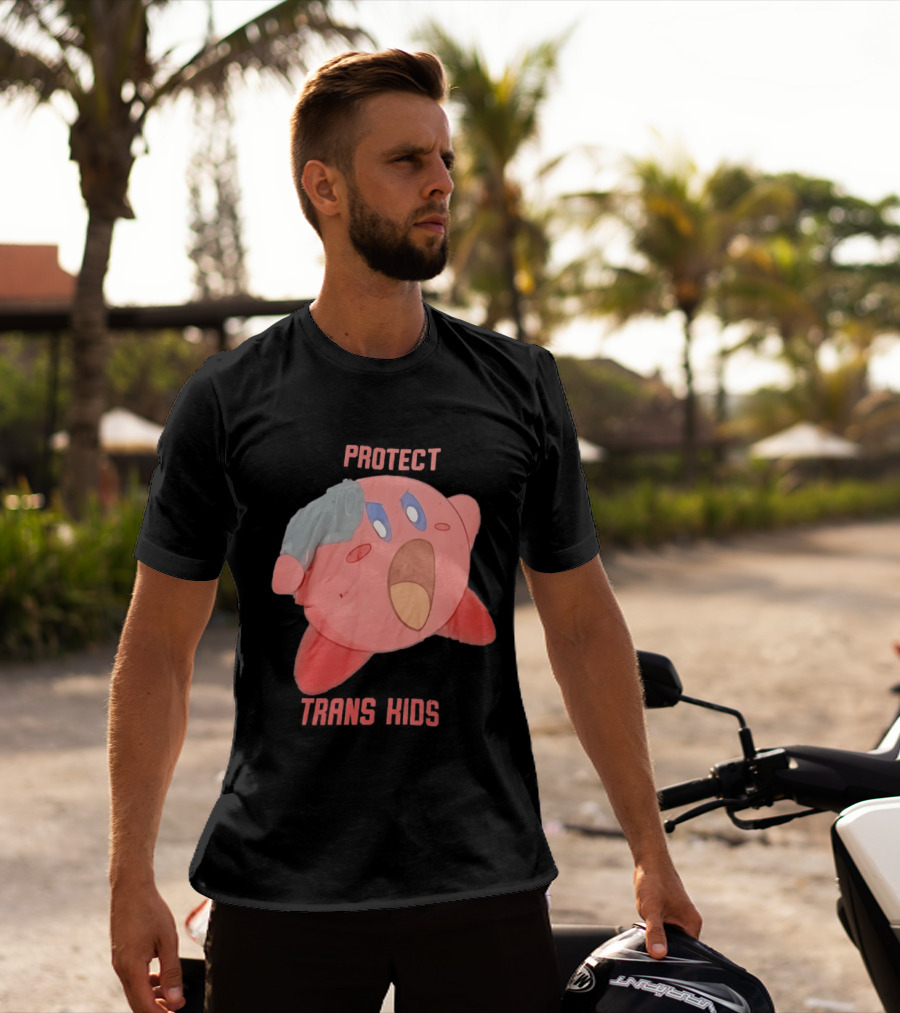 Kirby Protect Trans Kids T-Shirt