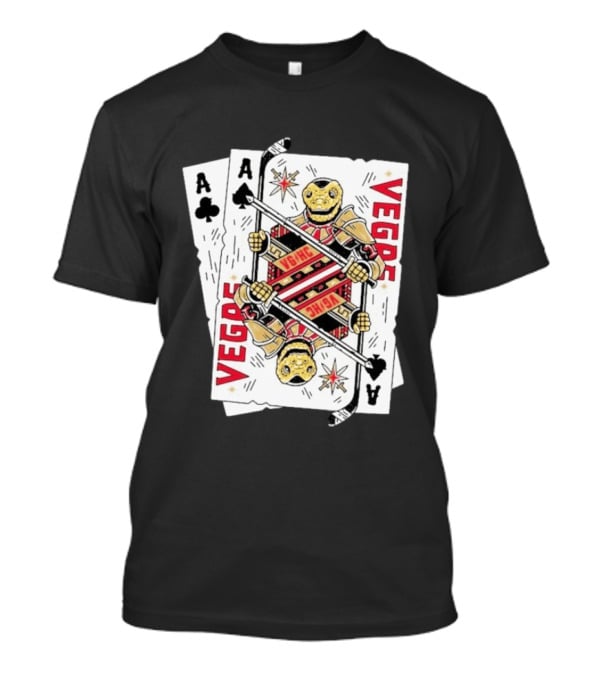 Vegas Golden Knights Chance Ace Playing Cards T-Shirt