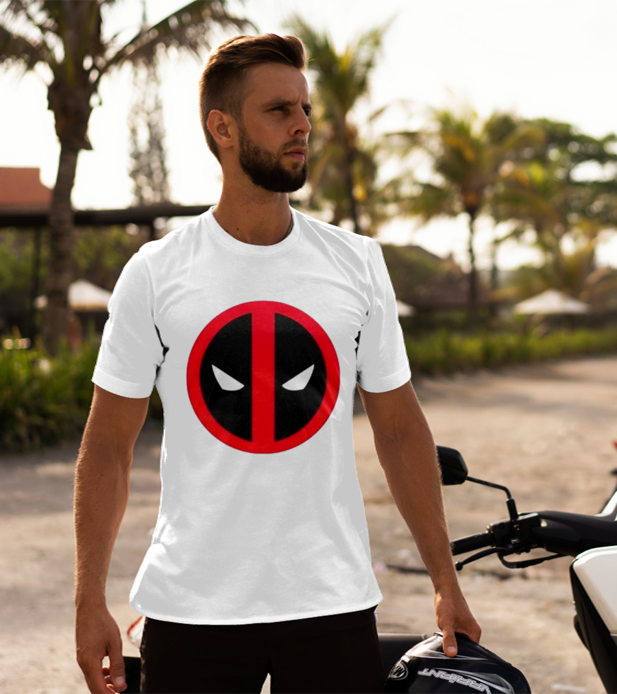 Deadpool 10th Anniversary 2016 2026 Maximum Effort Iconic Red Black White T-Shirt