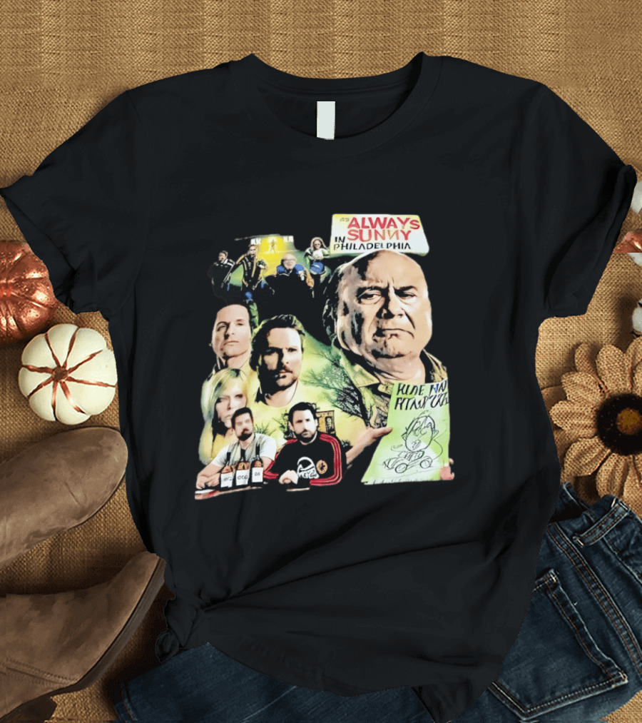 Always Sunny In Philadelphia Characters Collage T-Shirt