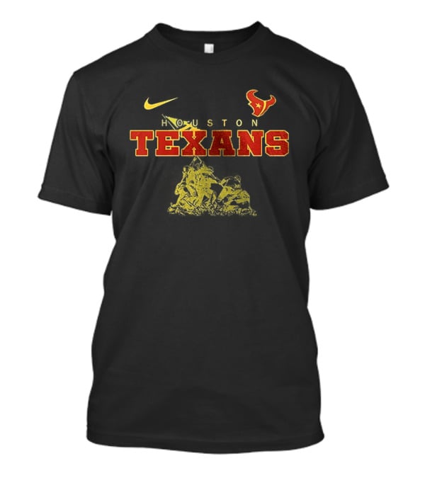 Houston Texans Being A Marine Is A Choice Being A Marine Veteran Is An Honor T-Shirt