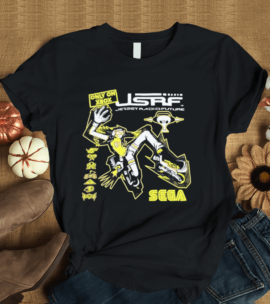 Jet Set Radio Future Sega Xbox Exclusive Iconic Game Characters T-Shirt