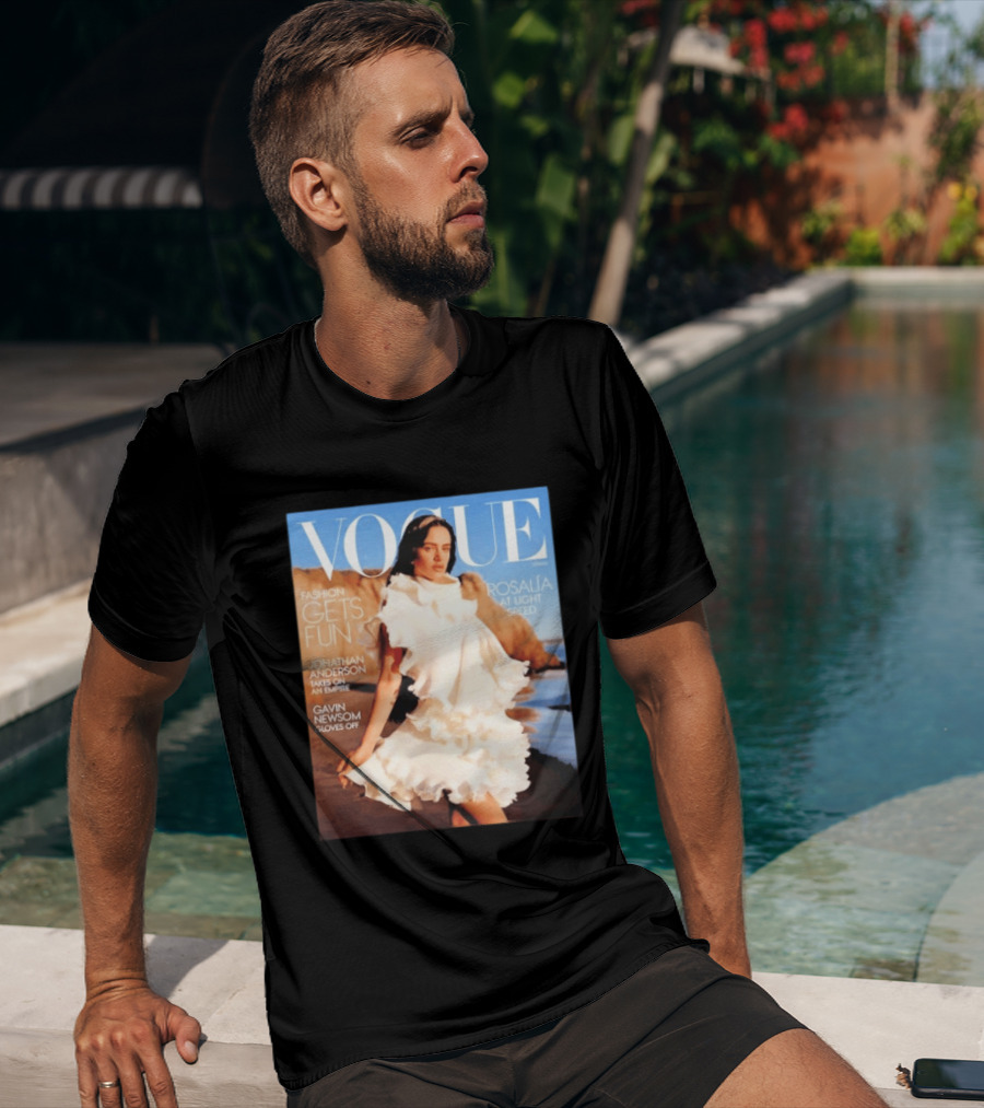 Vogue Spring Fashion Rosalia At Light Speed Jonathan Anderson Gavin Newsom T-Shirt