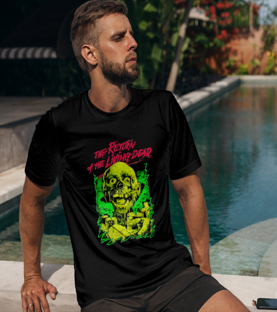 Zombie It's Party Time Return Of The Living Dead Iconic Horror T-Shirt