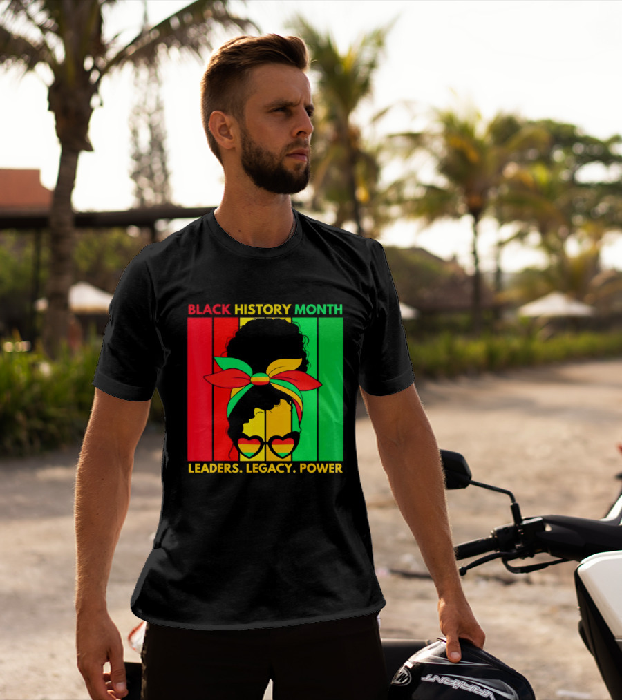 Black History Month Leaders Legacy Power African American T-Shirt