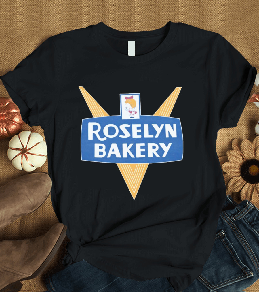 Roselyn Bakery Vintage Logo With Iconic Girl Chef T-Shirt