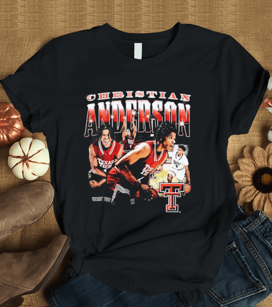 Christian Anderson Texas Tech Basketball 90s T-Shirt