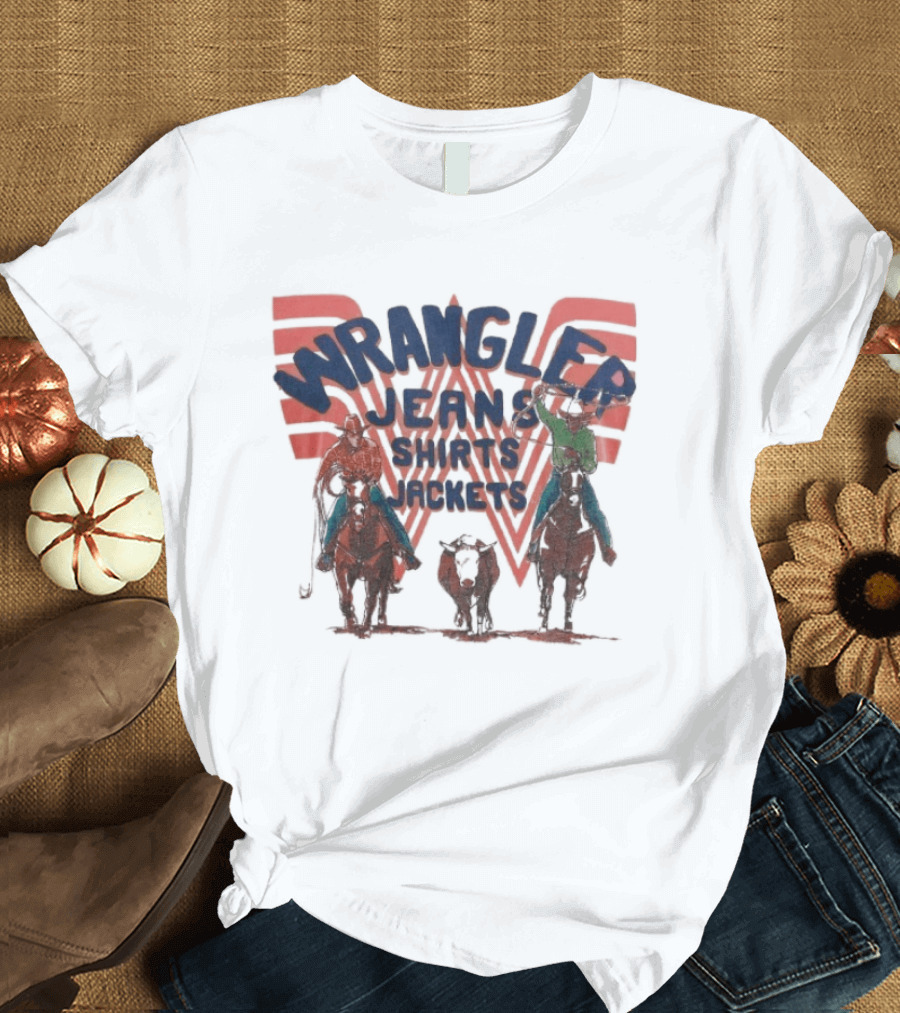 Wrangler Jeans Jackets Retro Cowboy T-Shirt