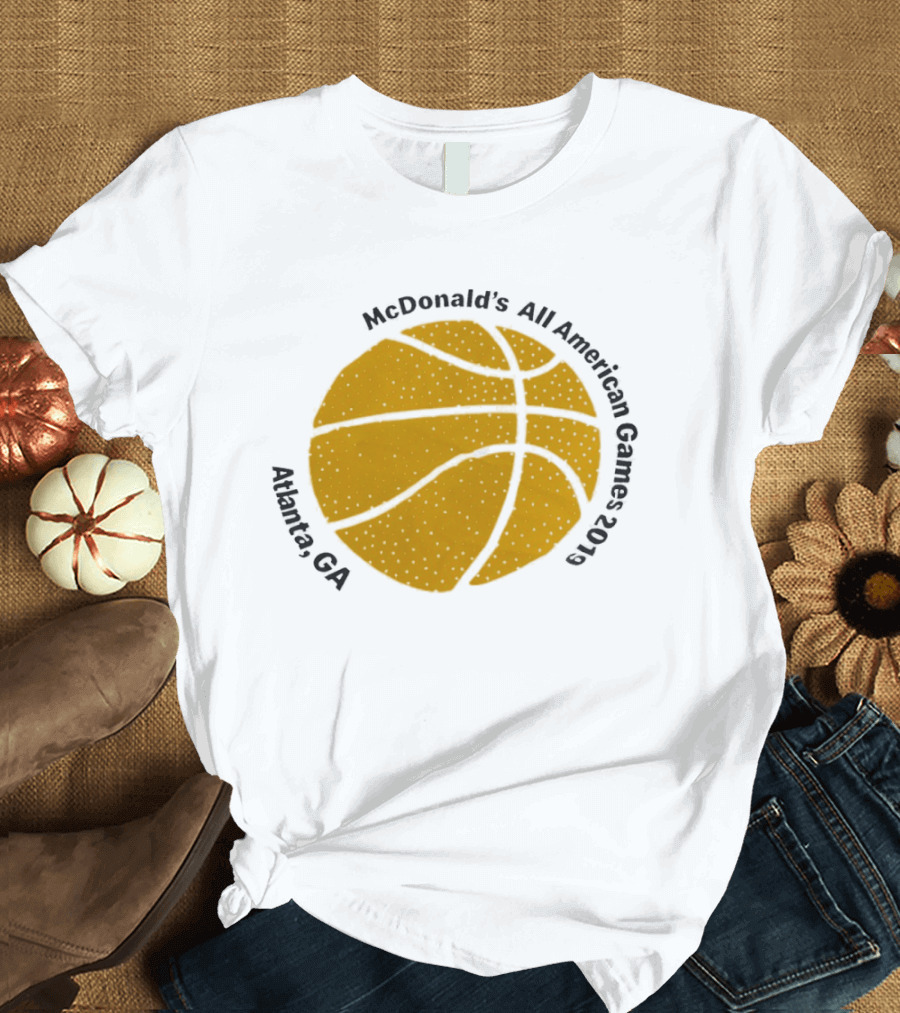 Atlanta GA McDonald's All American Game 2019 Basketball T-Shirt