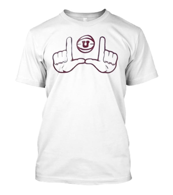 Utah Utes Hands With U Symbol Sports Fan Gear T-Shirt