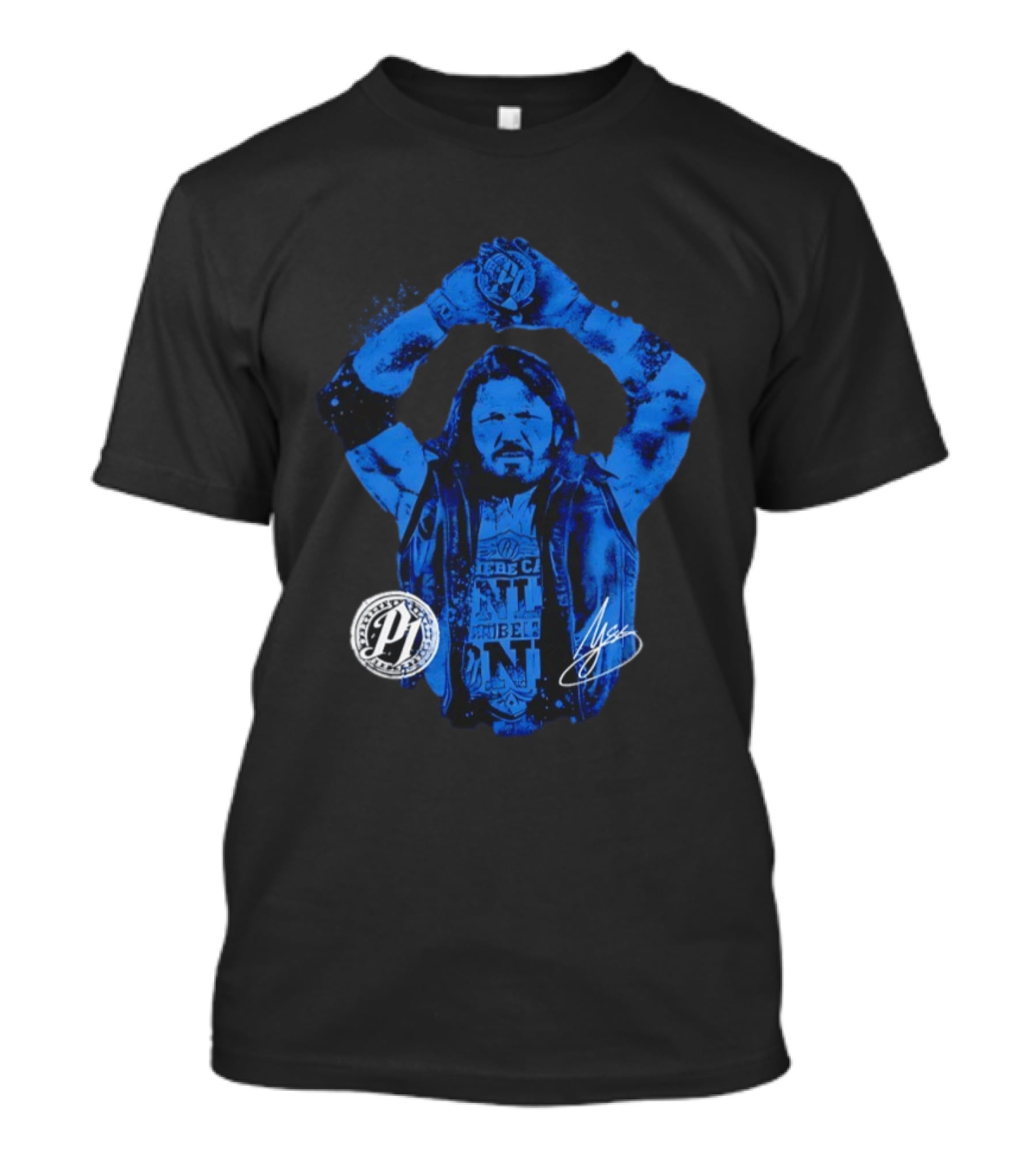 AJ Styles WWE Blue Signature Phenomenal One T-Shirt