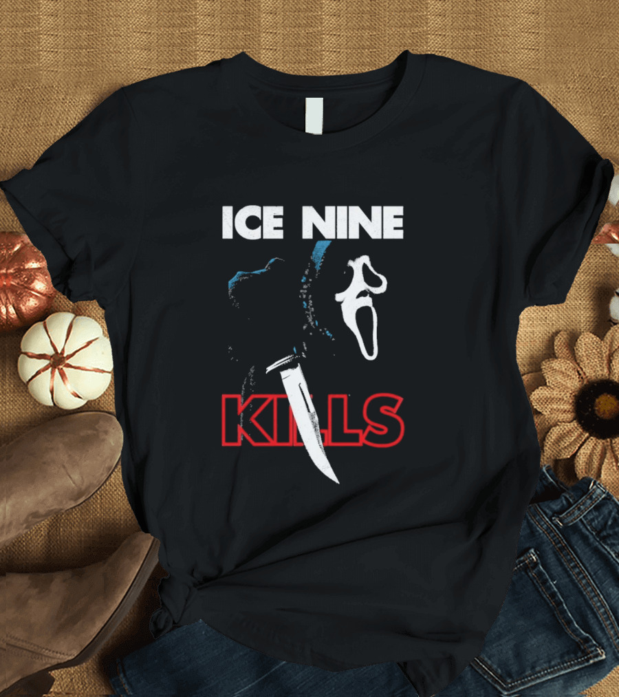 Ice Nine Kills Ghost Face Knife Horror Collaboration Stab Scream 7 Exclusive T-Shirt