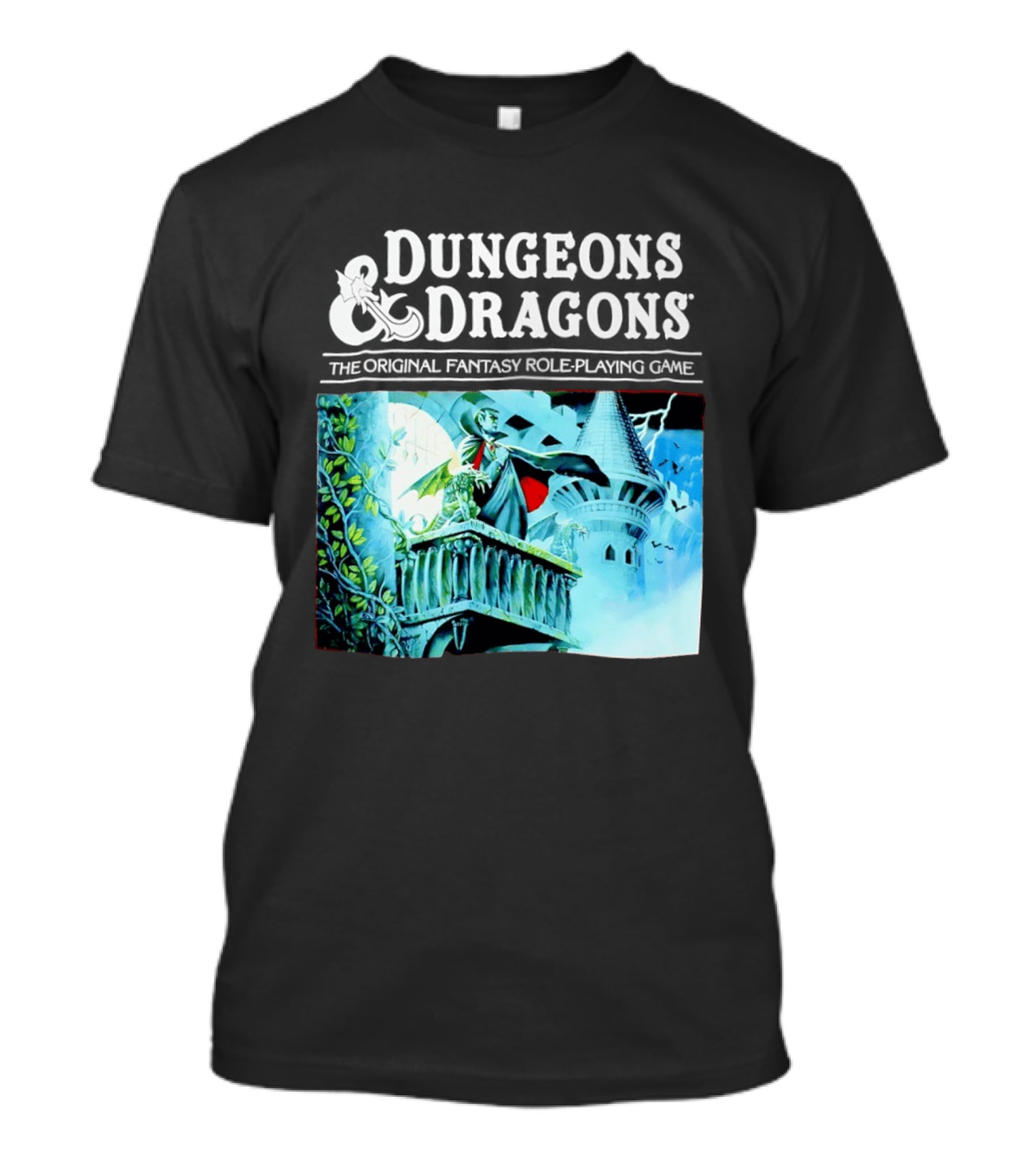 Dungeons And Dragons The Original Fantasy Role Playing Game Vampire Castle T-Shirt