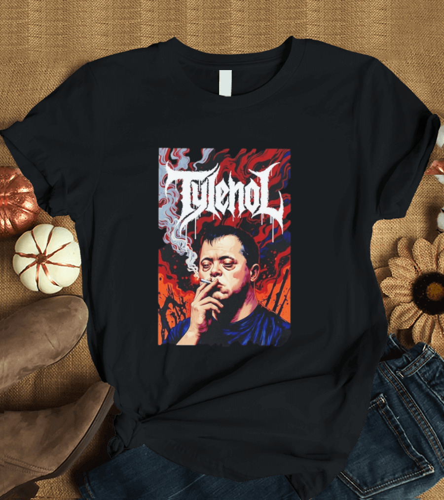 Tylenol Smoking Red And Black T-Shirt