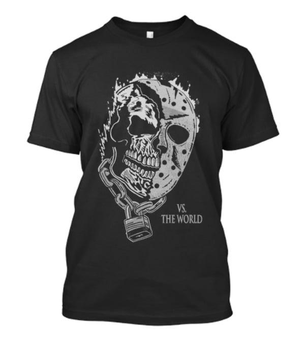Warren Lotas Big Sports Mask Skull Vs The World T-Shirt