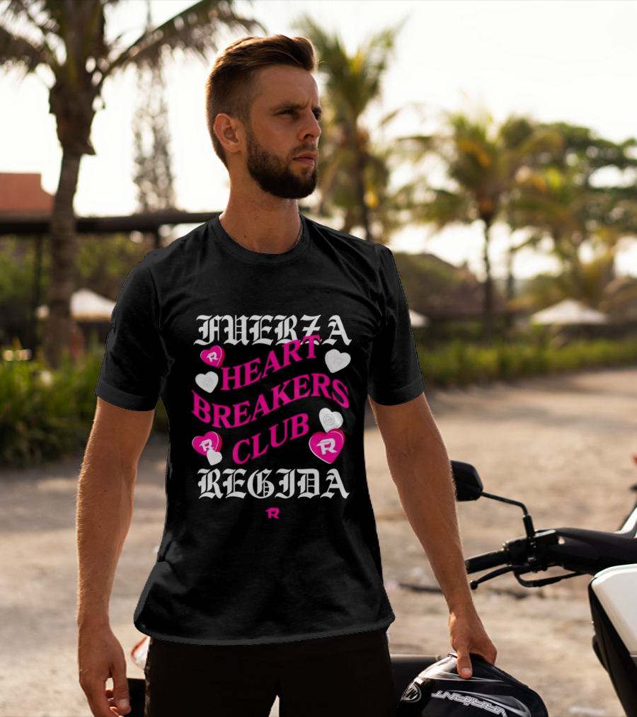 Fuerza Regida Heart Breakers Club Hearts T-Shirt