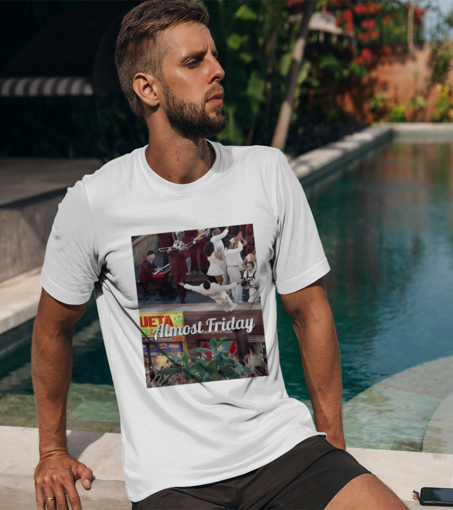 Almost Friday Bad Bunny Un Verano Sin Ti Party Scene T-Shirt