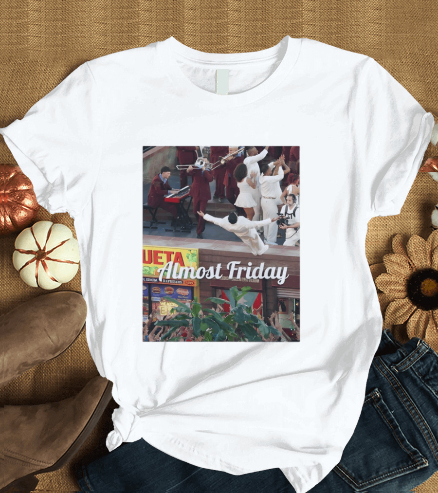 Almost Friday Bad Bunny Un Verano Sin Ti Party Scene T-Shirt