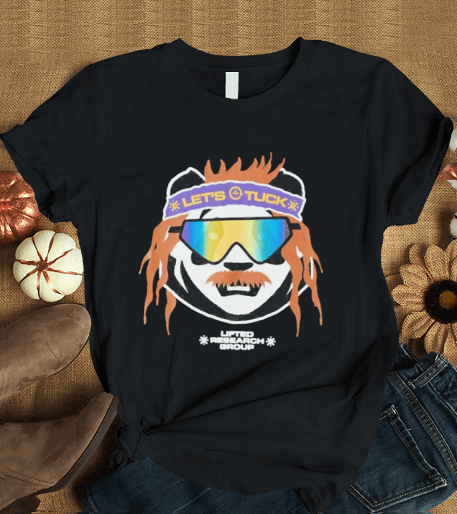 Lifted Research Group Let's Tuck Panda Snowboarding Sunglasses T-Shirt
