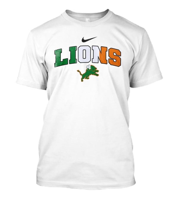 Detroit Lions Nike Irish St Patrick's Day T-Shirt
