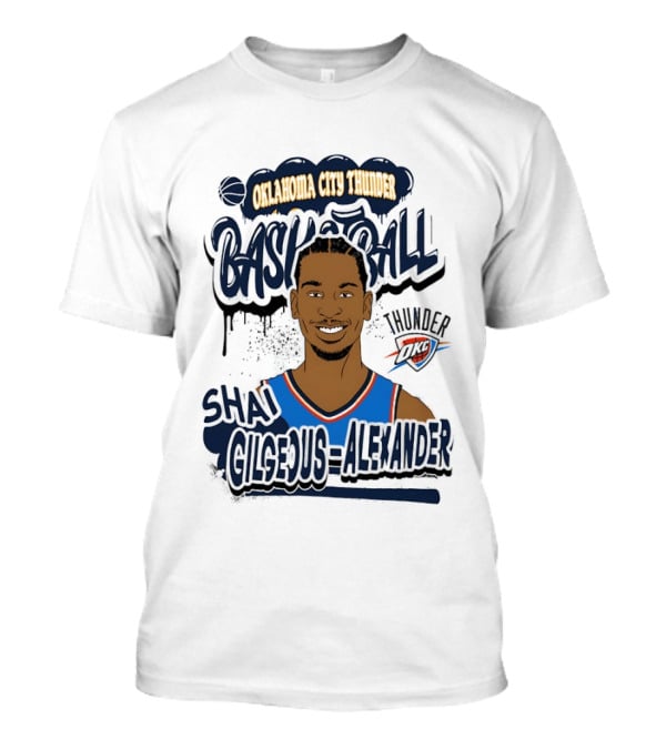 Oklahoma City Thunder Shai Gilgeous Alexander Basketball Thunder T-Shirt