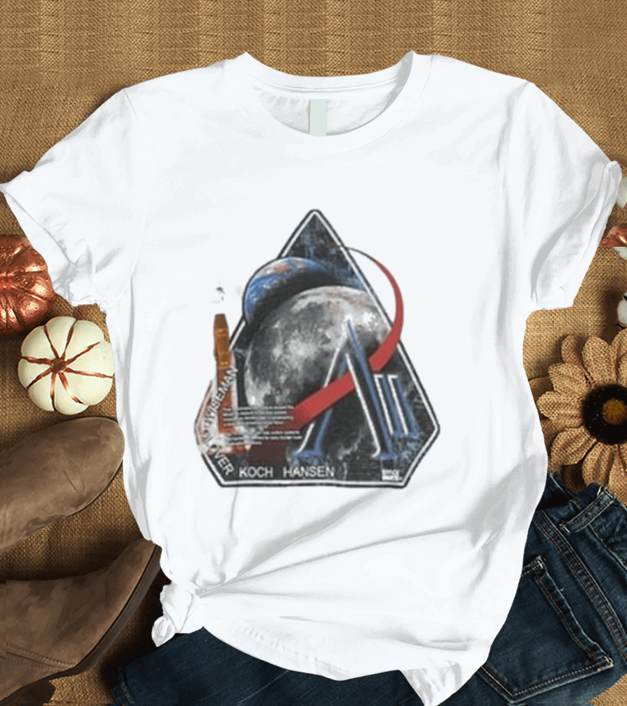Ron Jon Cocoa Beach FL Artemis II Koch Hansen Moon Mission NASA Spaceship T-Shirt