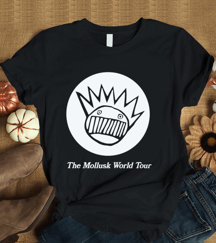 Mollusk World Tour Iconic Logo Ween Band Merchandise T-Shirt