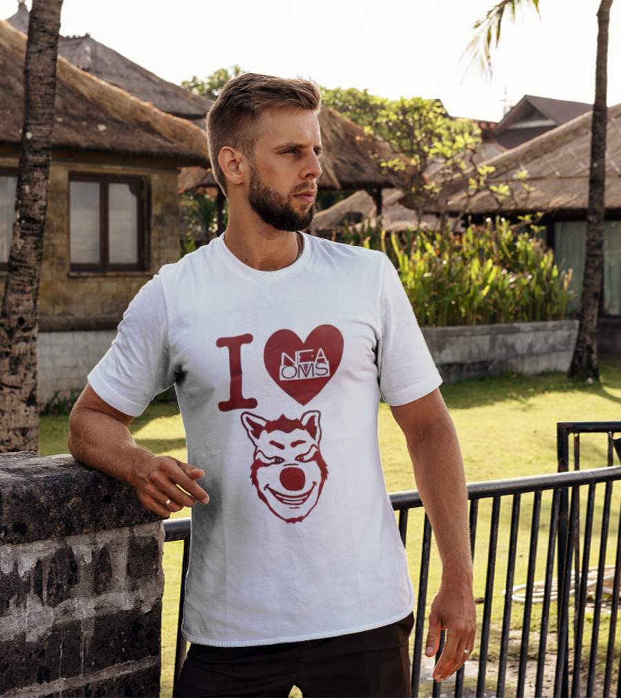 I Love NFAOMS Arkansas State Red Wolves Basketball T-Shirt