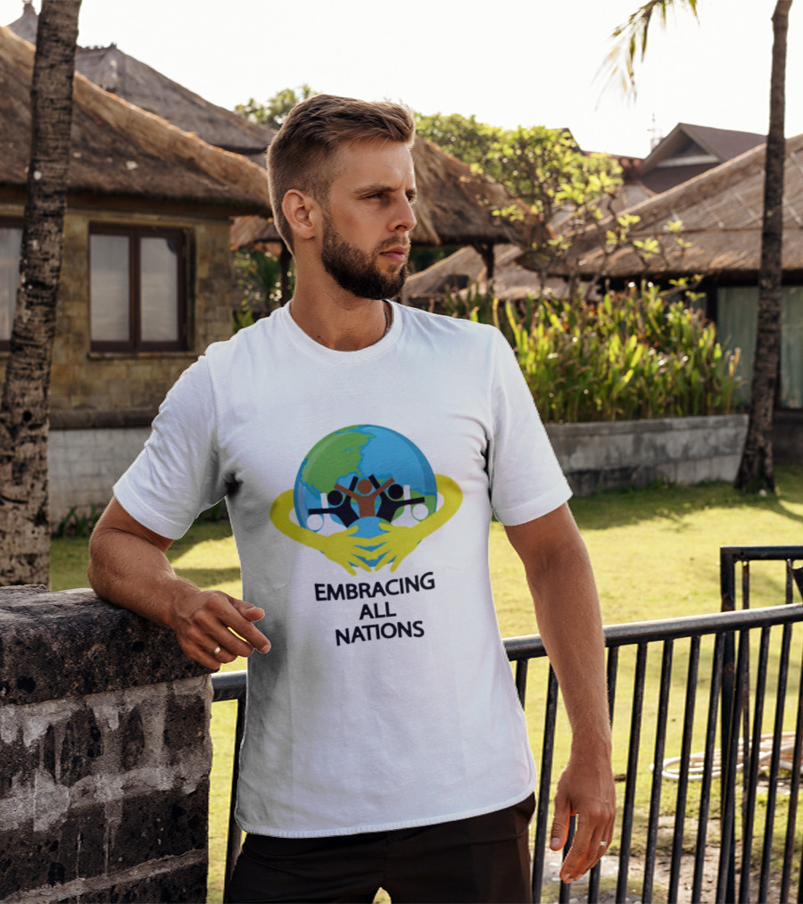 Embracing All Nations Global Unity 2026 T-Shirt
